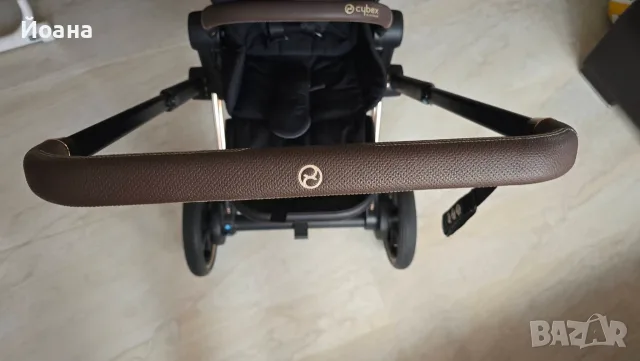 Количка Cybex e-priam 4 и столче за кола Rebellious , снимка 4 - Детски колички - 56273619