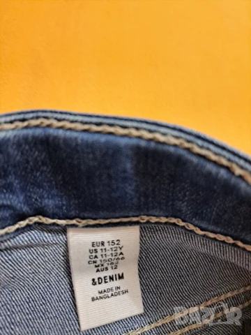 Дънкови панталонки, EUR 152, години 11-12, снимка 3 - Детски къси панталони - 50836419