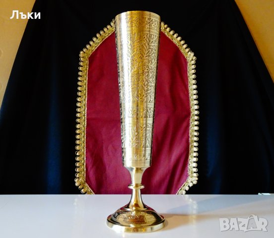 Бронзов бокал,виночерпец Британска Индия,маркиран., снимка 8 - Антикварни и старинни предмети - 30734120