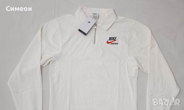 Nike Sportswear Trend Polo оригинална блуза XS Найк памук поло горнище, снимка 2 - Спортни дрехи, екипи - 42871480