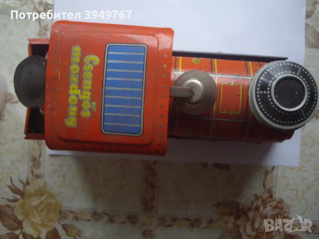 Стара ламаринена играчка., снимка 2 - Колекции - 48835569