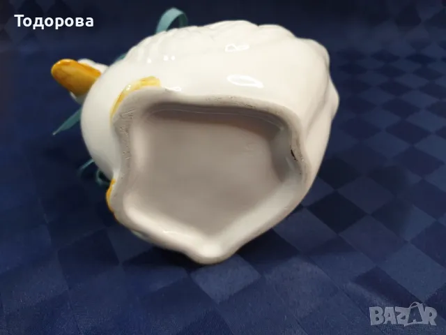 Порцеланова композиция с двойка гъски, снимка 6 - Антикварни и старинни предмети - 49424207