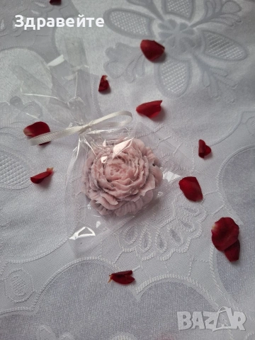 Глицеринови сапунчета цветя и сърчица с хипоалергенни етер масла+подарък , снимка 8 - Други - 53098710