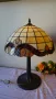 Тифани Tiffany - лампа и абажур, бежова гама, барок, снимка 3