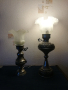 Стари настолни нощни лампи, тип,, газени лампи" изработени в различни ателиета и държави ., снимка 6