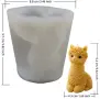 3D лама силиконов молд форма свещи гипс сапун смола , снимка 2