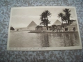 Стара пощенска картичка изглед към Пирамидите 1928г. №1, снимка 1