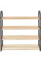 Стелаж за обувки, рафт, поставка, с 4 рафта, 64х18х64см, снимка 4