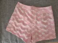 Розови дамски къси панталонки със сърца, снимка 2