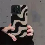 Силиконов калъф Zebra Stripe за iPhone 16 Pro, Зебра, снимка 2