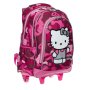 Ученическа раница с колелца, GIM, Hello Kitty, 34х15х50см, Розова, снимка 3
