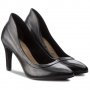 Немски естествени черни обувки Тамарис 39 н-р, снимка 1 - Дамски обувки на ток - 37941485