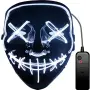 Светеща LED маска за Хелоуин, снимка 4