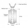 Колие бръснарско ножче  от неръждаема стомана бръснач медальон мъжки бижута огърлици висулки с вериж, снимка 9