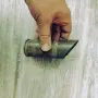 Ваза от стара военна  гюлза , снимка 9