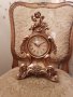 Изящен Бароков часовник– кварц, смола, нов., снимка 1 - Антикварни и старинни предмети - 38347013