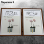 Двойна дървена рамка за снимки тип книга за снимка размер 15х20см, снимка 1 - Други стоки за дома - 44559266