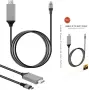 HDMI към Type C кабел за телефон към телевизор , снимка 1