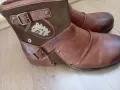 Боти естествена кожа, моторджийски, рокерски, снимка 4