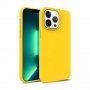 Биоразградим калъф кейс iPhone 14, 14 Pro, 14 Pro Max – жълт, Yellow, снимка 1