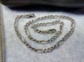 СТАРА СРЕБЪРНА ГРИВНА СРЕБРО 925 КЛАСИЧЕСКА КАРТИЕ ПЛЕТКА с НУЖДА от ЗАКОПЧАЛКА 27173, снимка 3