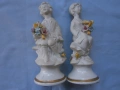 Чифт порцеланови фигури Капо Димонте., снимка 1