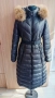 Дълго зимно яке с естествен пух, снимка 1