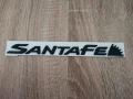 черен надпис Hyundai Santa fe, снимка 1