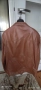 светло кафяво мъжко яке от естествена кожа L, снимка 3
