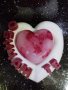 Св.Валентин.Арт сърце + свещ сърце , снимка 2