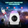 Звезден проектор M9 с будилник и Bluetooth говорител – Space Rocket Music Projector Lamp, снимка 10
