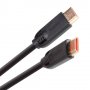 Кабел HDMI - HDMI 3м Ver:2.0 Ultra HD 4k2k/60p VCom SS001199 Черен Cable HDMI M/HDMI M, снимка 2