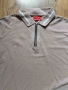 hugo dolmar 213 zip polo - страхотна мъжка тениска SLIM FIT КАТО НОВА ХЛ, снимка 2