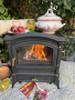 Белгийска чугунена печка / камина 9кW, снимка 1 - Отоплителни печки - 41350328
