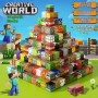 Комплект 60 броя Магнитни Кубчета Майнкрафт – Minecraft Magnetic Blocks, снимка 3
