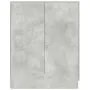 vidaXL Шкаф за пералня, бетонно сив, 70,5x71,5x91,5 см, снимка 5