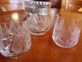Кристални чаши за уиски,,, Моника " и съд за лед. , снимка 1