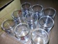 Продавам уникален сервиз от 9 чаши с плато за "морски шах" на Mtel, снимка 3