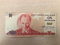 Банкнота "10 Нови Турски Лири" 2005, снимка 1 - Нумизматика и бонистика - 30393330