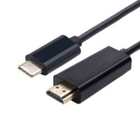 Кабел за телефон към телевизор, компютър, HDMI(м), TYPE-C(м), ULTRA HD 4K, 5m, снимка 1 - USB кабели - 42348504