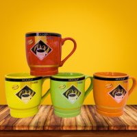 Порцеланова чаша за чай и кафе, 200ml, цветни варианти, снимка 1 - Чаши - 44200307