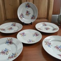 Стар български порцелан чинии , снимка 1 - Антикварни и старинни предмети - 39989755