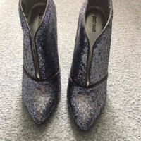 Нови обувки Just Cavalli Silver № 40, снимка 6 - Дамски обувки на ток - 38167055