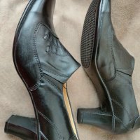 Нови кожени български обувки, снимка 5 - Дамски обувки на ток - 42299645