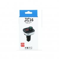 Трансмитер FM Automat, X16, Bluetooth, черен, снимка 2 - Аксесоари и консумативи - 30582141