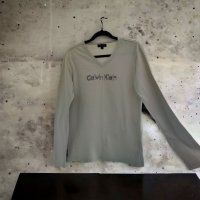 Calvin Klein дамска блуза с дълъг ръкав, Л/L размер с бродерия , снимка 2 - Блузи с дълъг ръкав и пуловери - 40532278