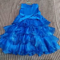 Детска рокля тъмно синя размер 170 Ново., снимка 12 - Детски рокли и поли - 29483637
