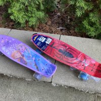 Детски скейтборди - Elza Frozen и Spiderman , снимка 1 - Скутери и тротинетки - 44640168