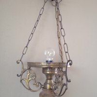 Стар винтидж полилей, снимка 4 - Лампи за таван - 33968747