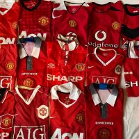Manchester United shirts collection , снимка 1 - Футбол - 31076640